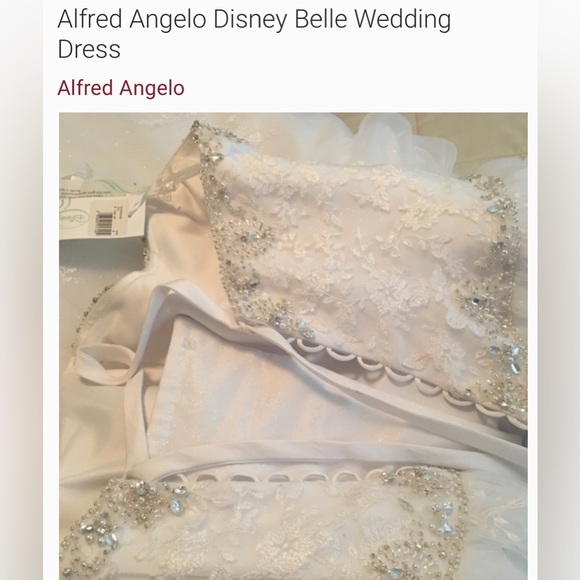 alfred angelo disney fairy tale weddings bridal collection (belle) - Picture 2 of 6